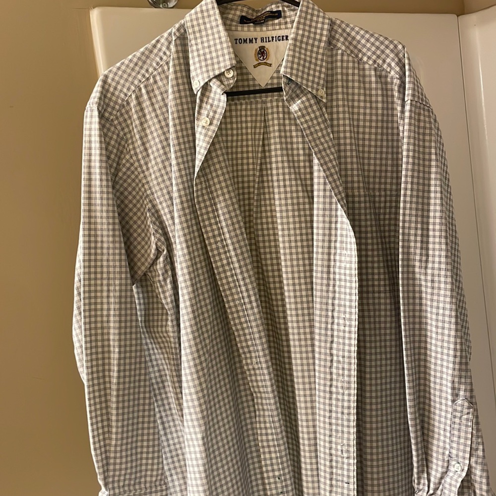 15.5/34 100%cotton Tommy Hilfiger